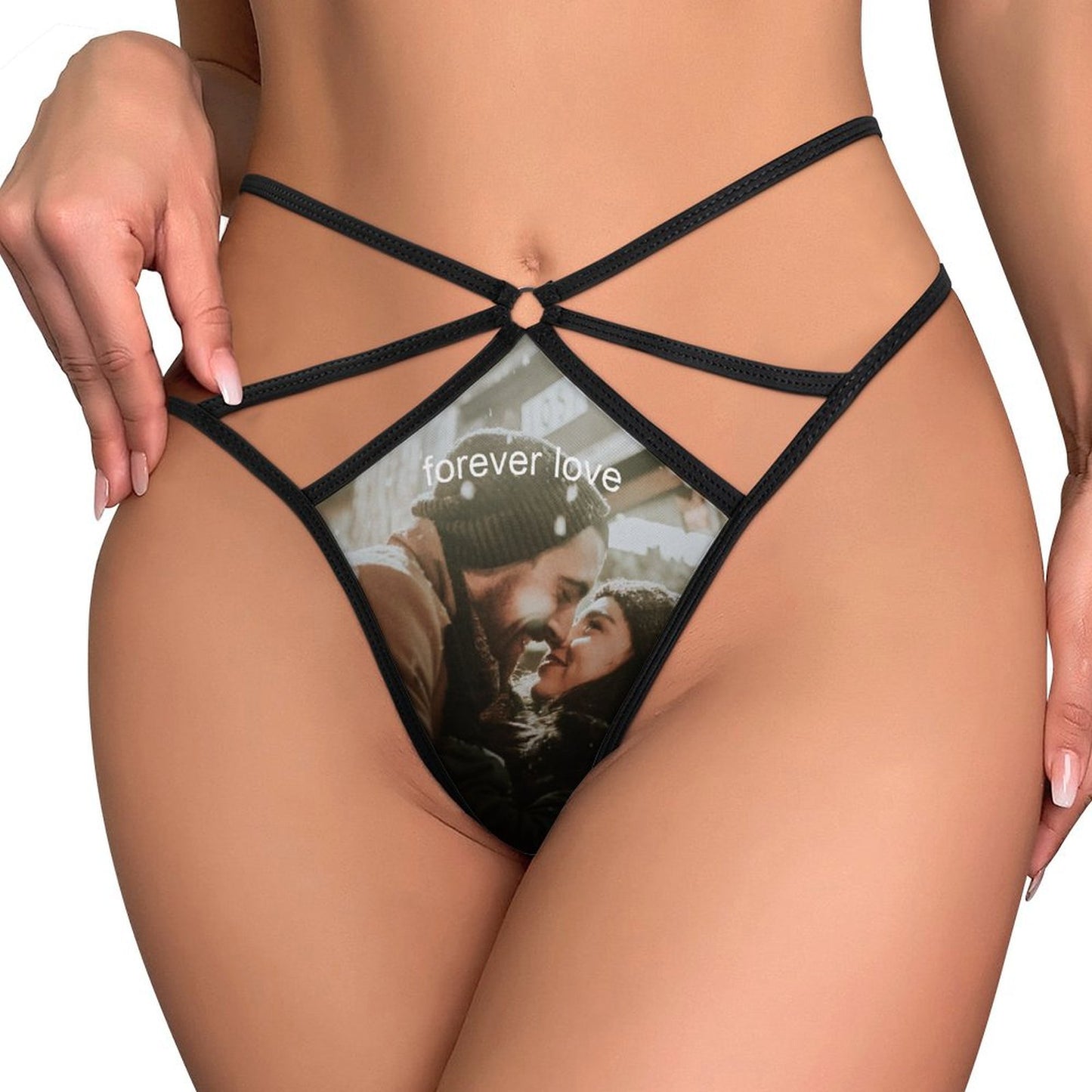 オリジナル Tバック 作成 | 透け感メッシュ&全面プリント・セクシーランジェリー