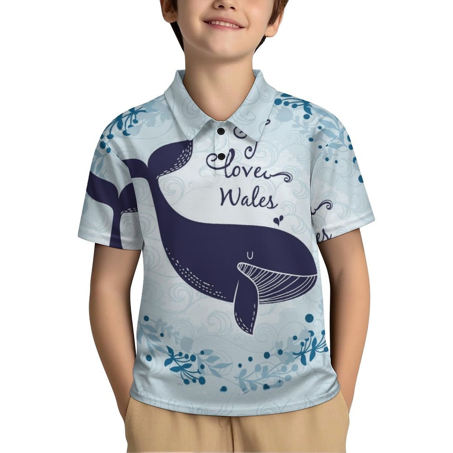 【キッズ】写真・イラストで作るカスタムポロシャツ|オリジナル子供服