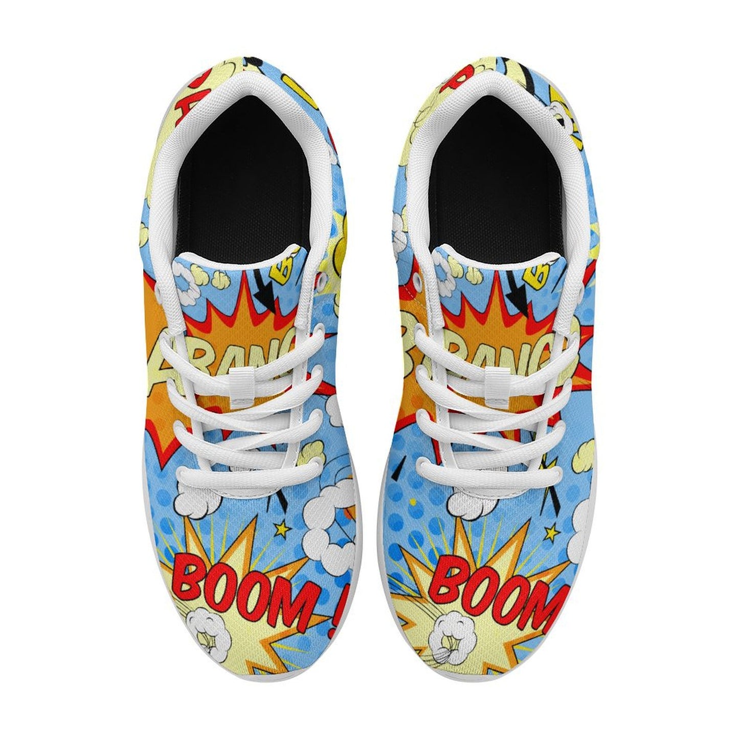 【フライニット】男女兼用 軽量エア・スニーカー | 保温&通気 飛織シューズ | オリジナルプリント