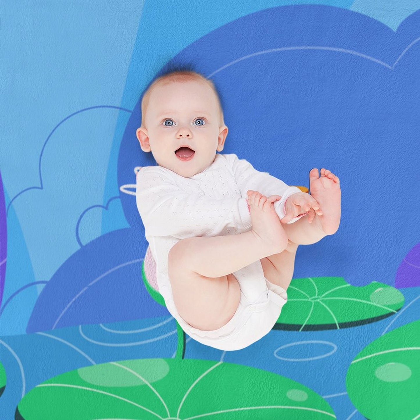 【飾れる・敷ける・包まる】写真で作る、多機能フランネルブランケット