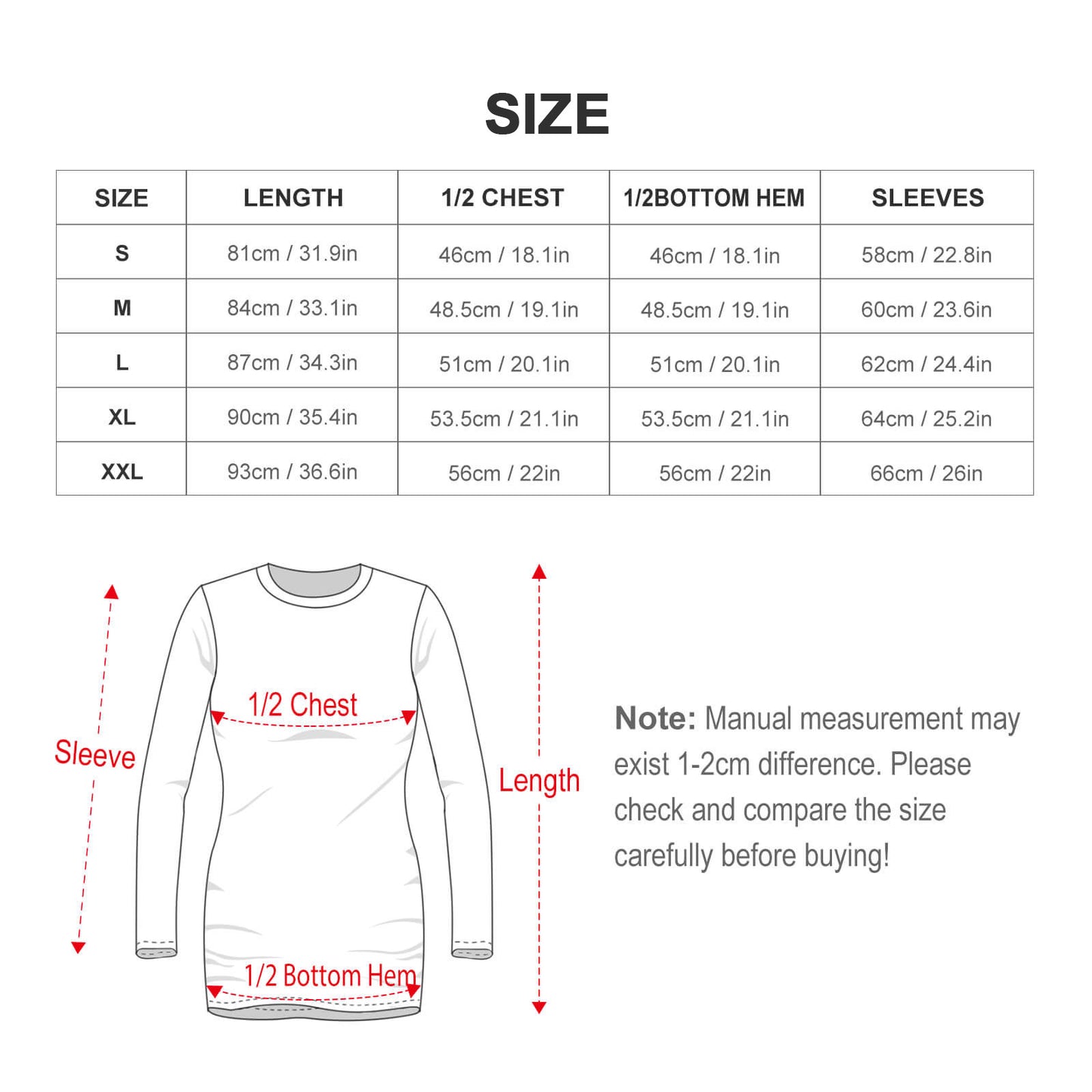 【自分のデザインで】カスタムできる長袖Tシャツワンピース|レディース・オリジナル