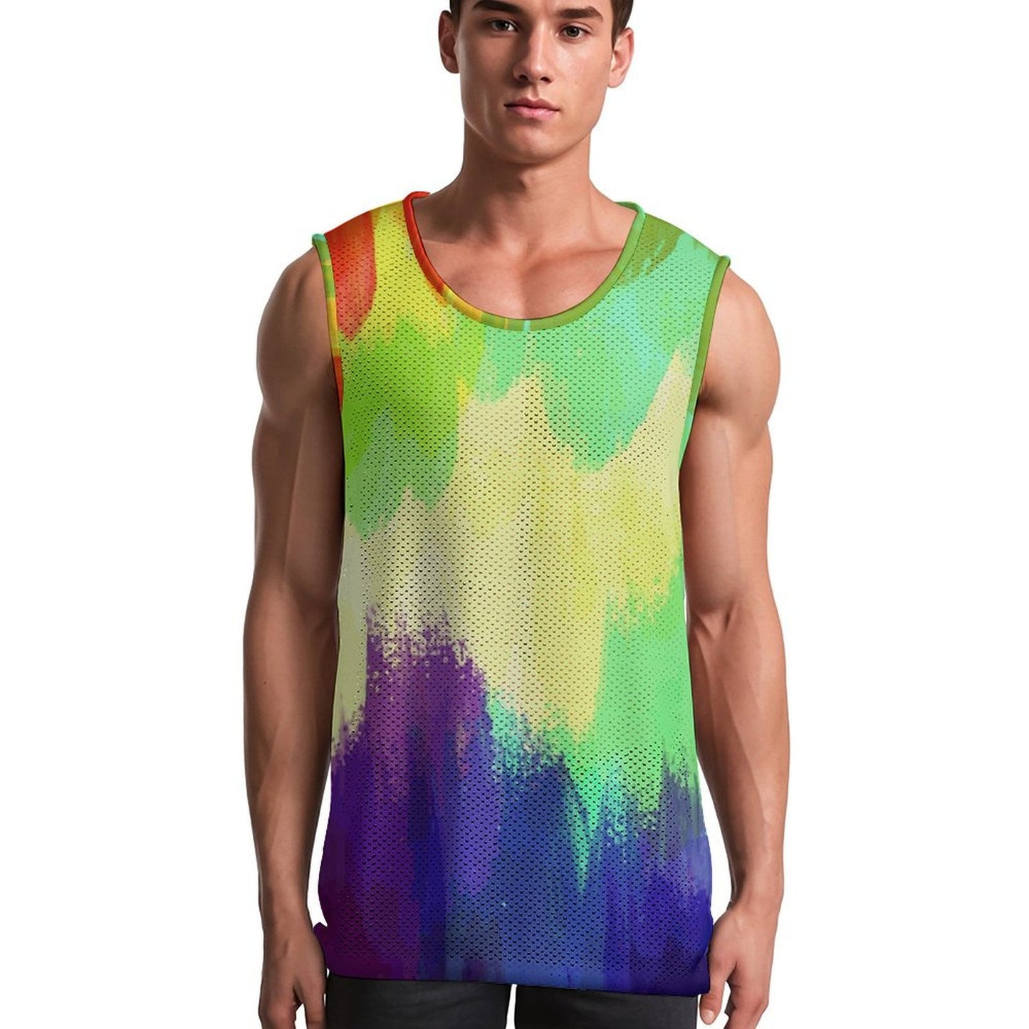 カスタム速乾タンクトップ|メンズトレーニングウェア・オリジナル印刷