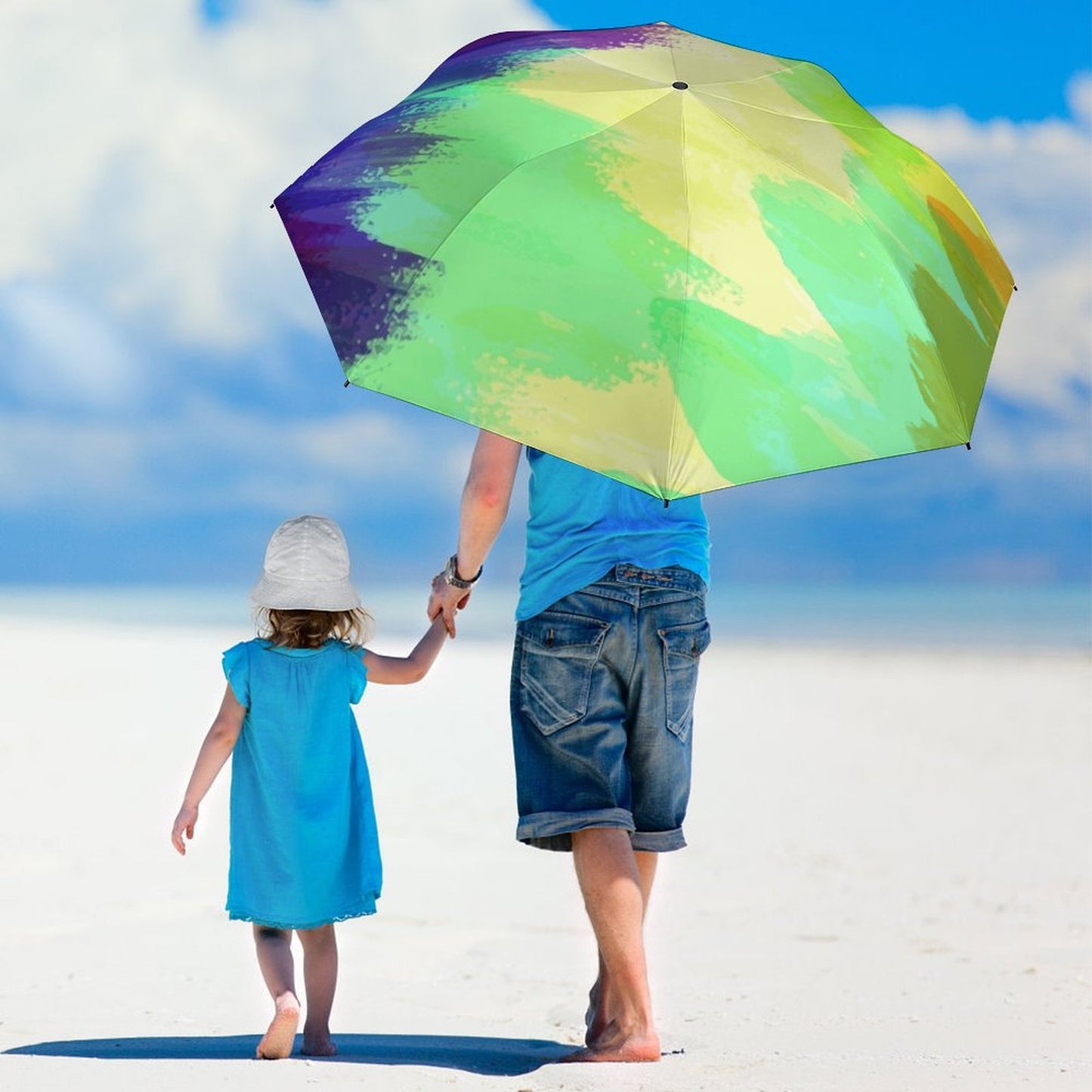 【写真プリント】カスタムゴルフ傘|自動開閉・完全遮光UVカット