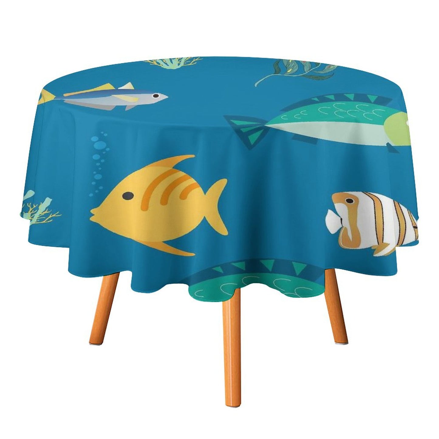 【食卓が、アートになる】写真で作るオリジナル円形テーブルクロス|パーティーに