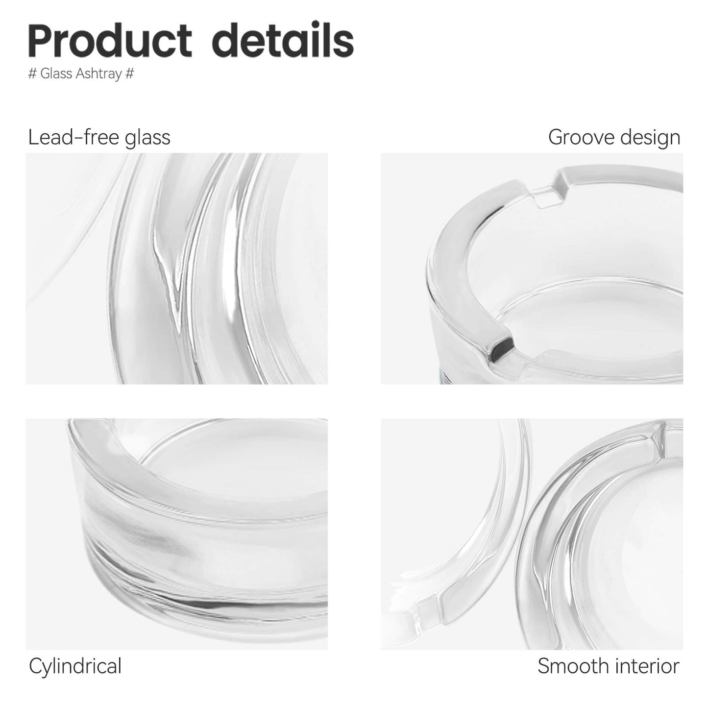 【写真・名入れ】空間を彩るオリジナルガラス灰皿|おしゃれなインテリアギフトに