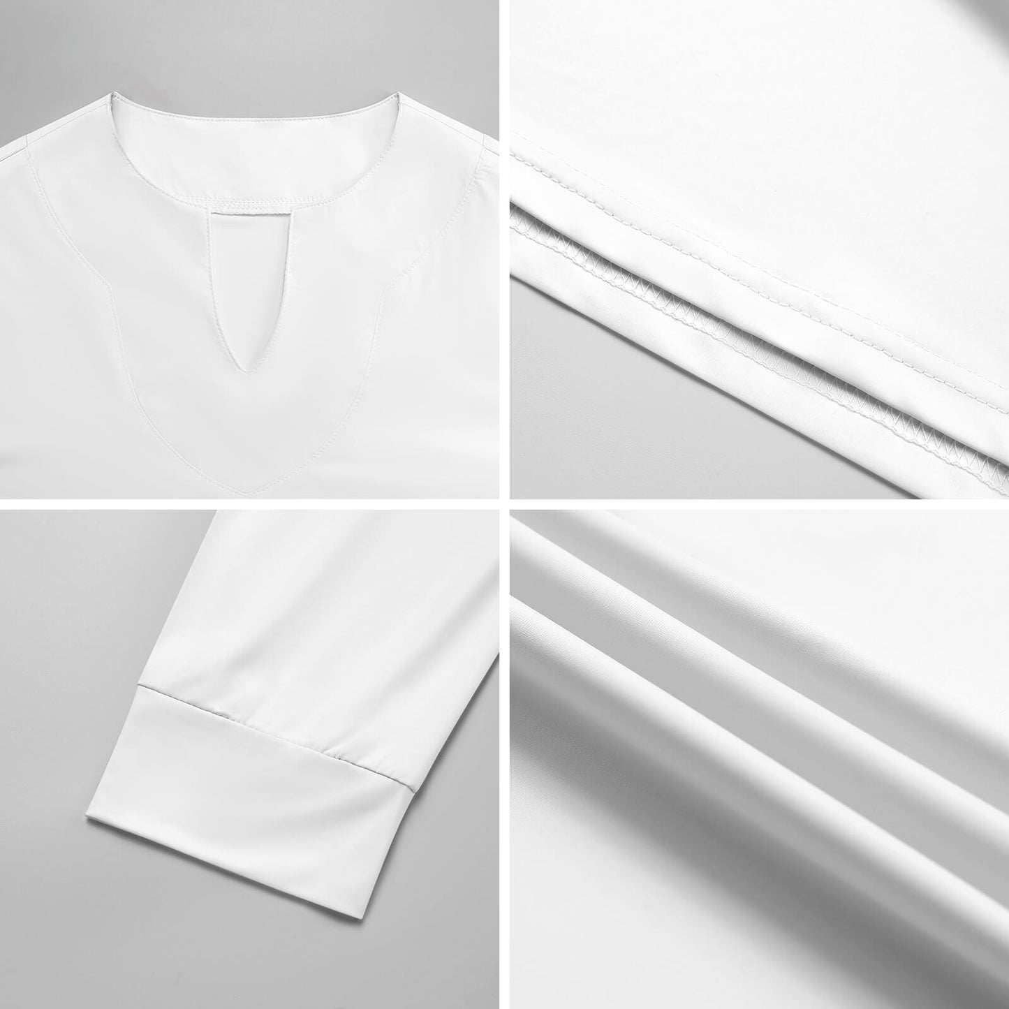 【オリジナル作成】メンズ 長袖Tシャツ 涼感素材|速乾・デザインVネック