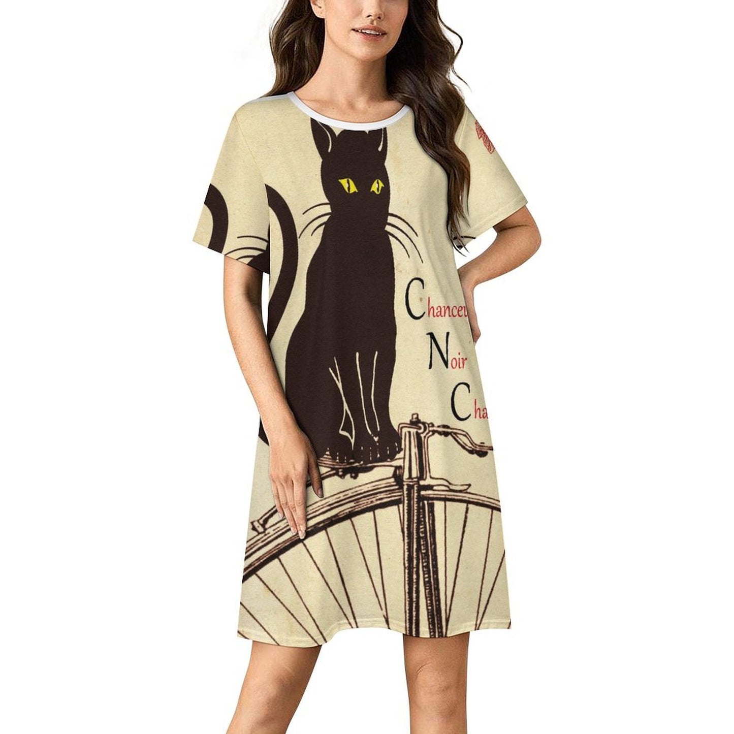 私だけの聖域。写真でカスタムするゆったり半袖ナイトドレス