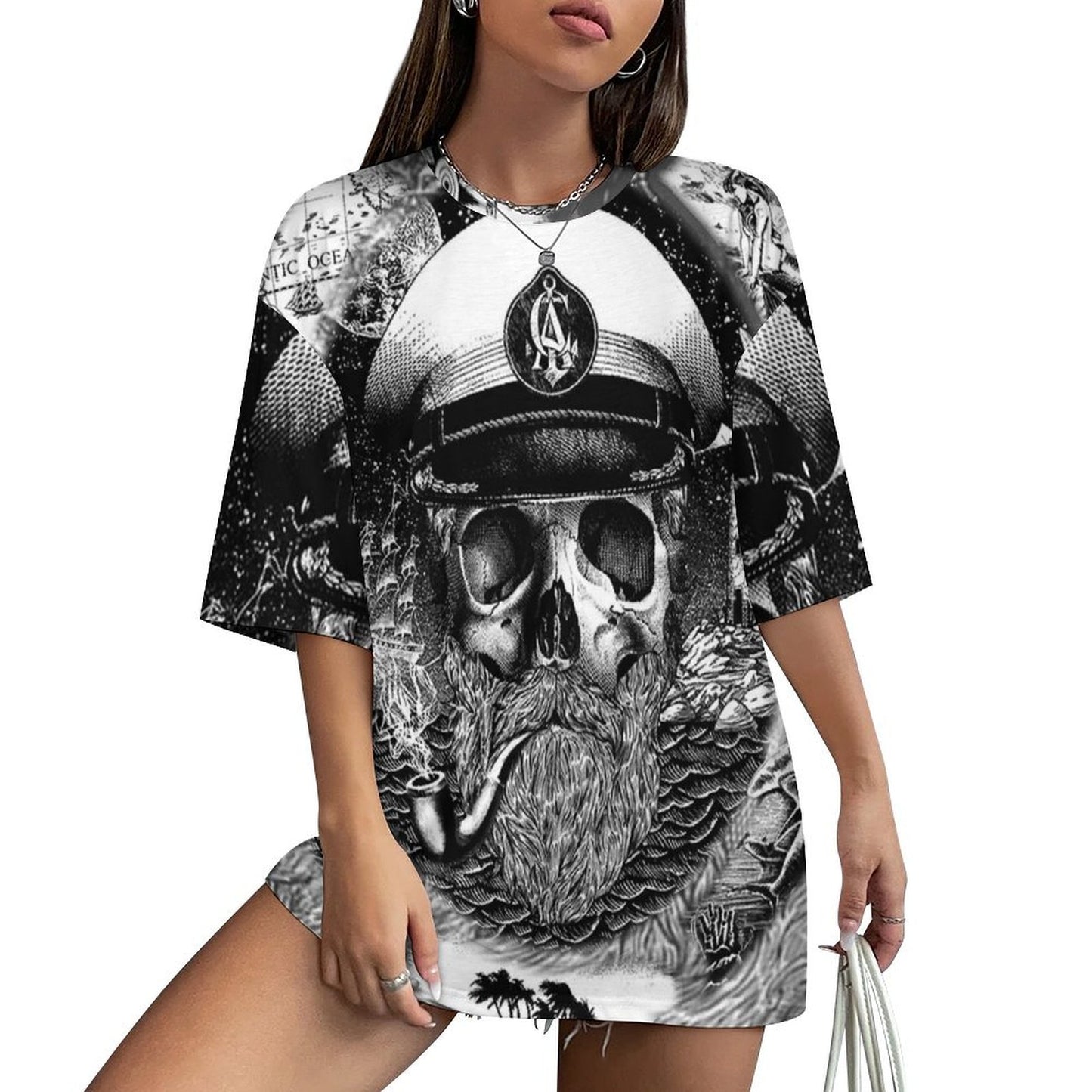 カスタムTシャツ作成 | ドロップショルダー 純綿 写真プリント