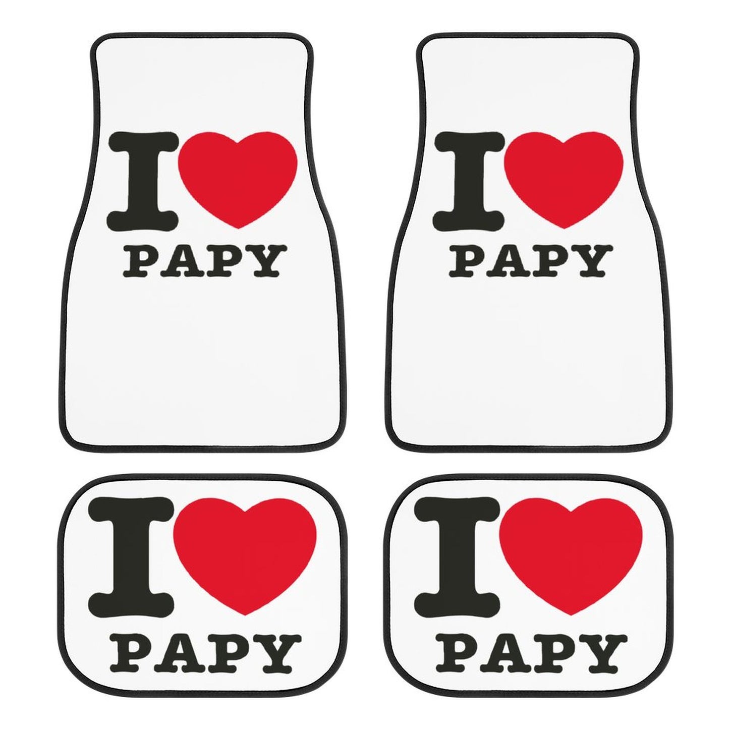 【愛車が部屋になる】カスタムできる自動車用フロアマット4点セット|おしゃれ&防水