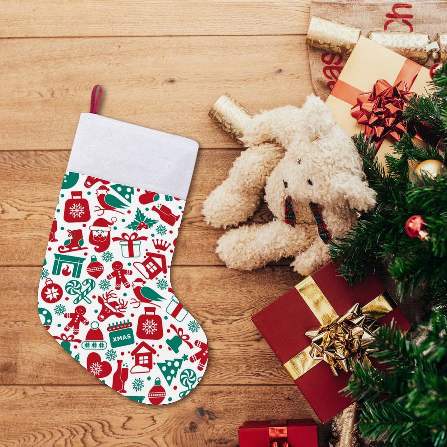 【思い出を飾る】パーソナルなクリスマス靴下 | 写真・名前で物語を刻む