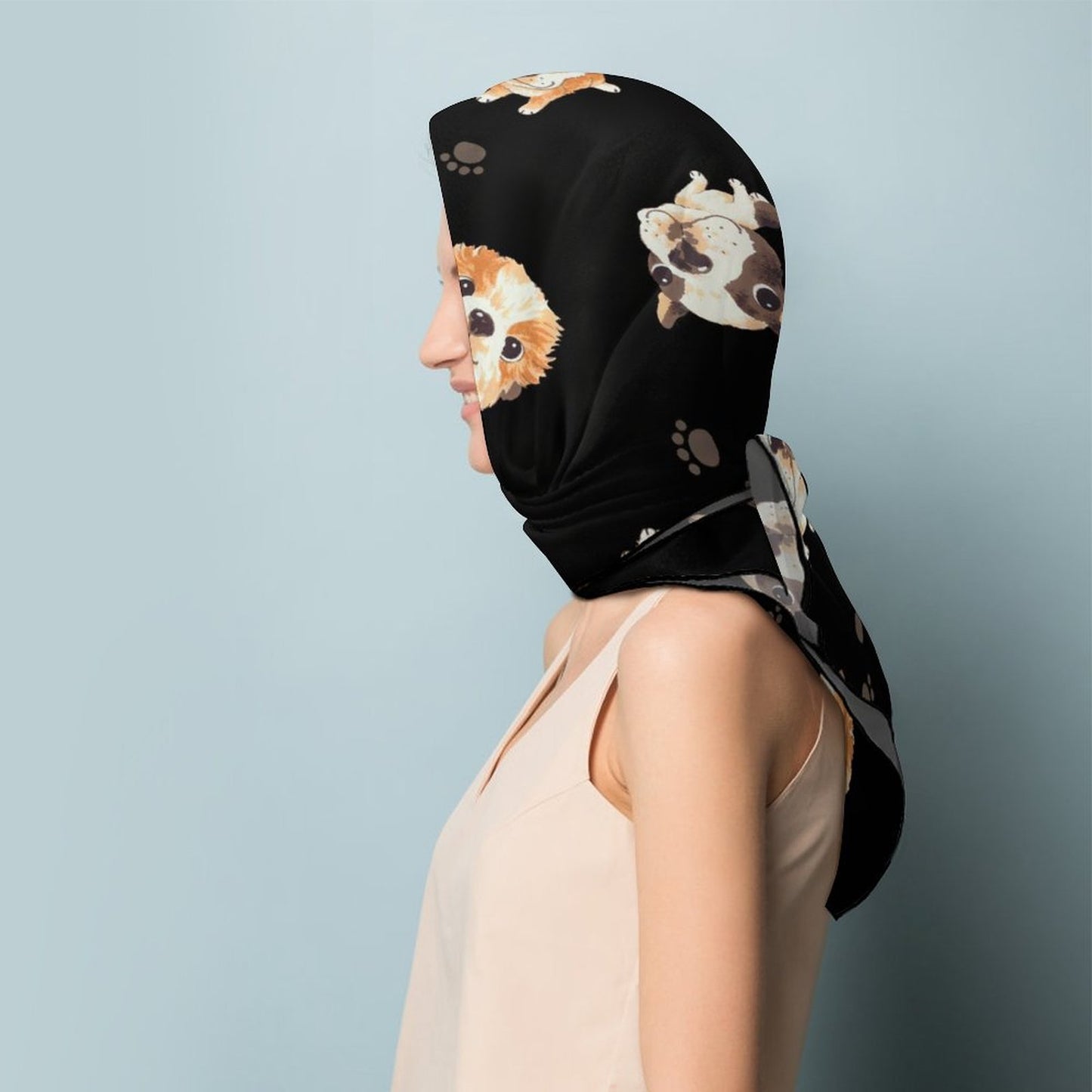 【アレンジ自由自在】一枚で印象が変わる、カスタムデザイン・スカーフ|バッグチャームにも