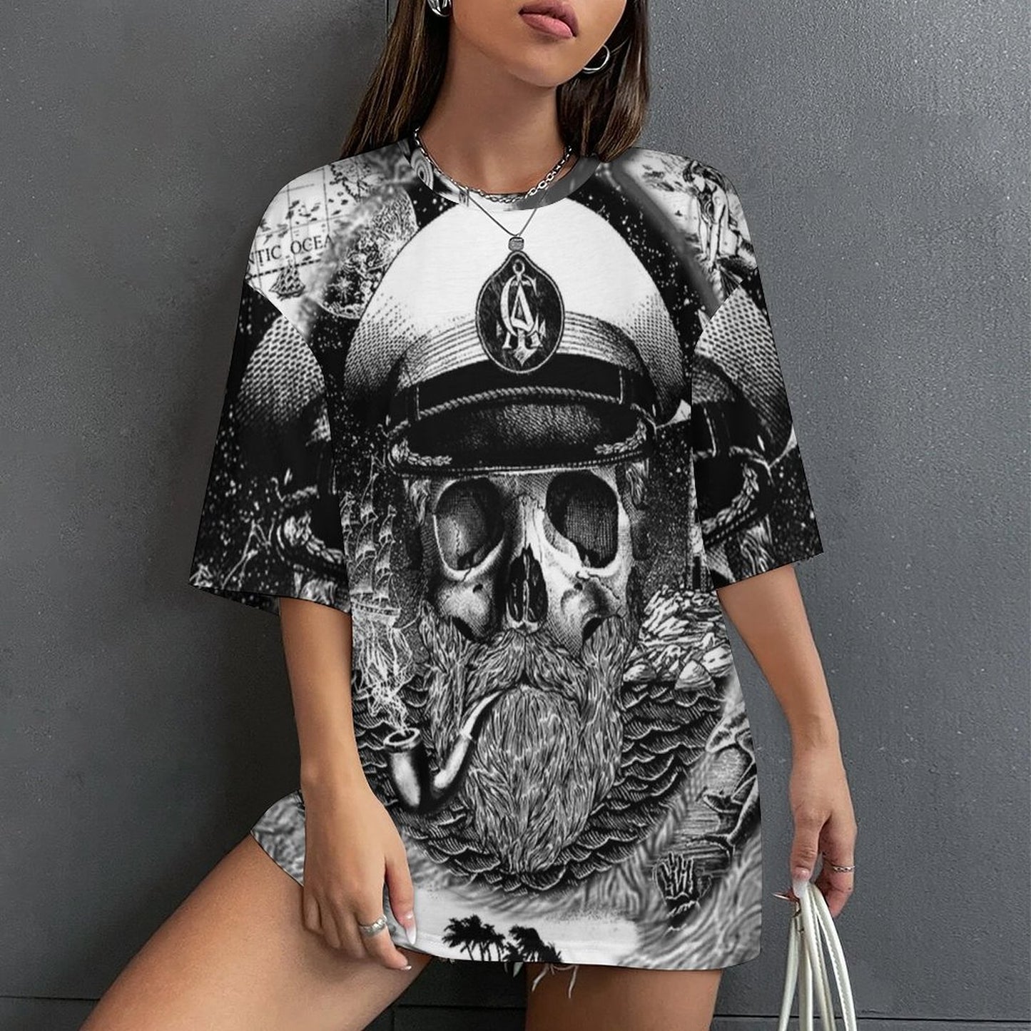 カスタムTシャツ作成 | ドロップショルダー 純綿 写真プリント