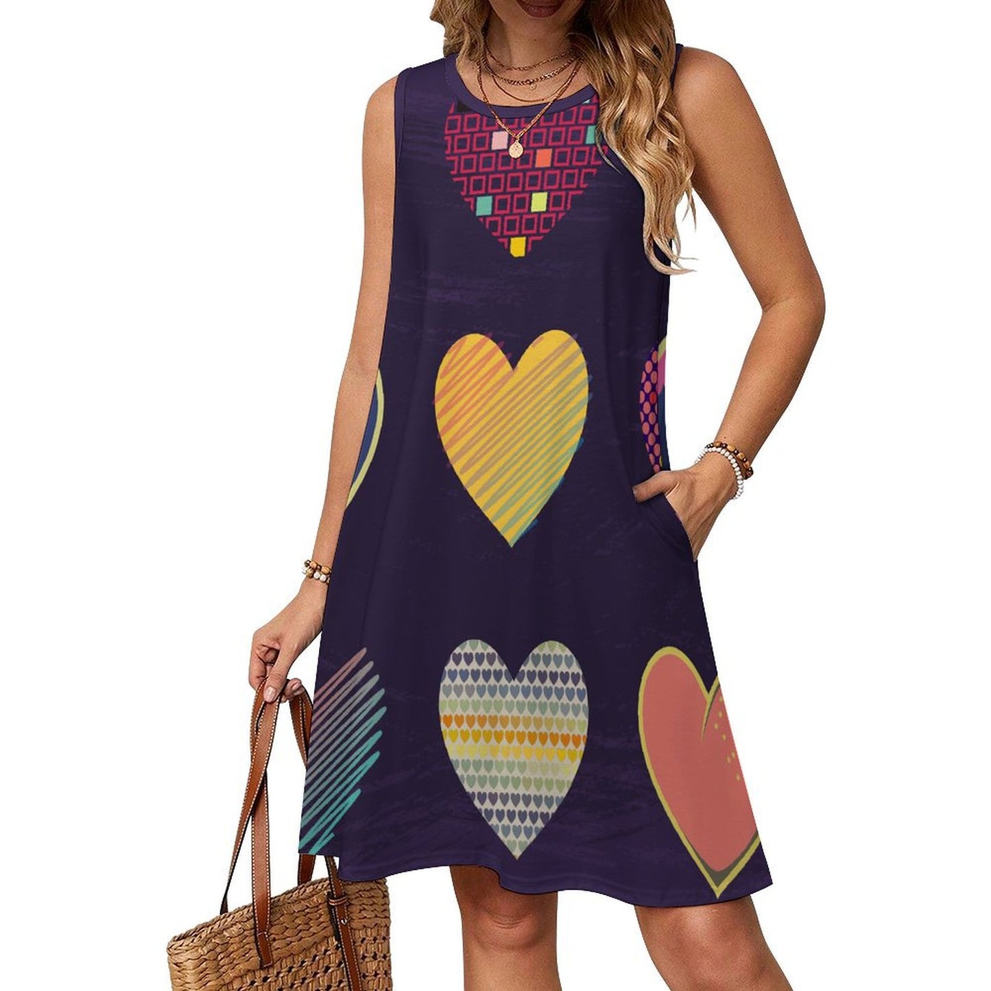 身体は私の美術館。写真でカスタムするノースリーブロングドレス