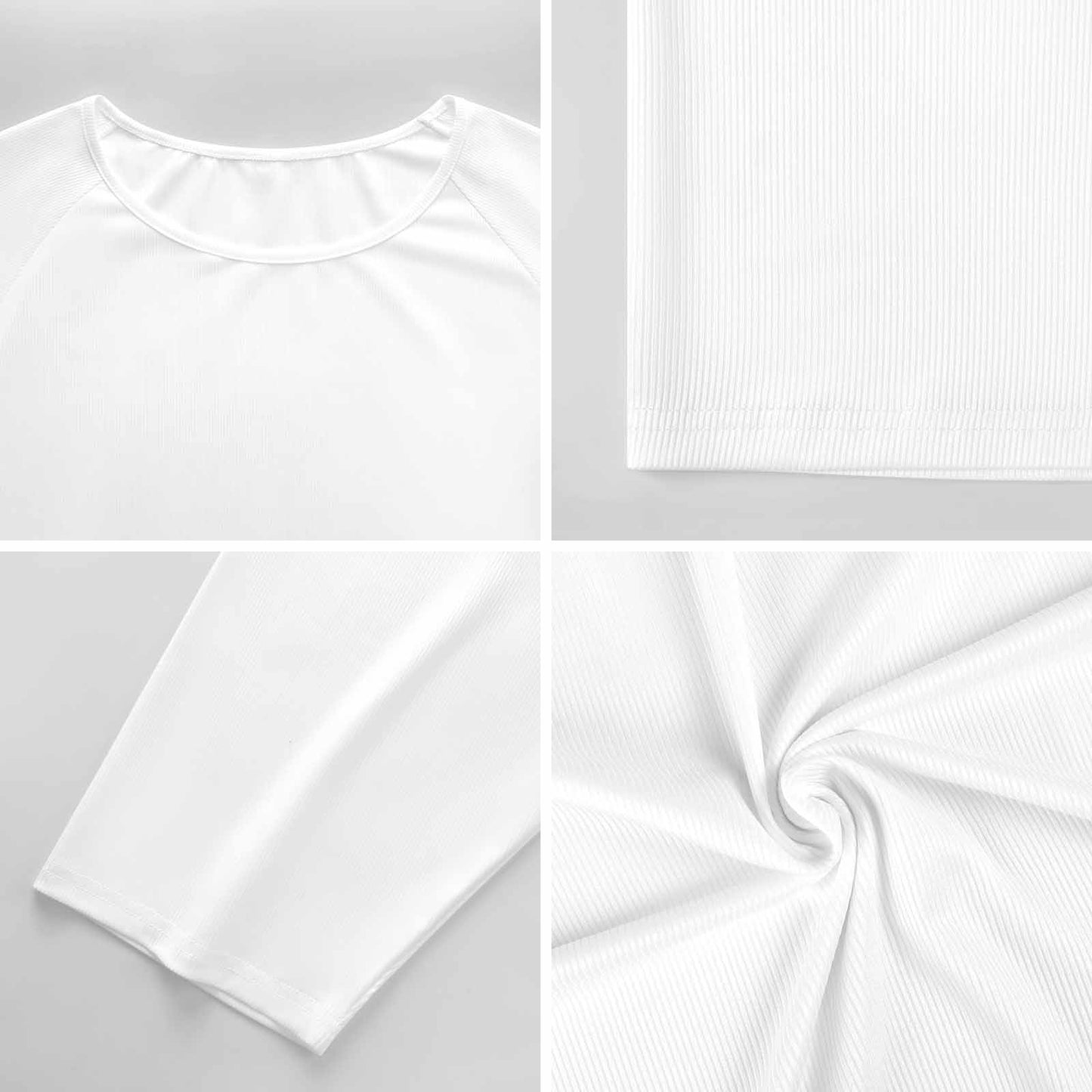 【オリジナル作成】オフショルダー Tシャツ|リブ五分袖・大きいサイズ対応
