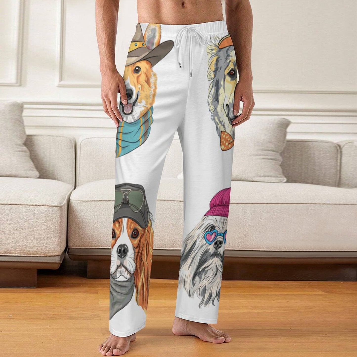 【メンズ・写真で作成】オリジナル ルームパンツ | 彼氏への面白いプレゼントに