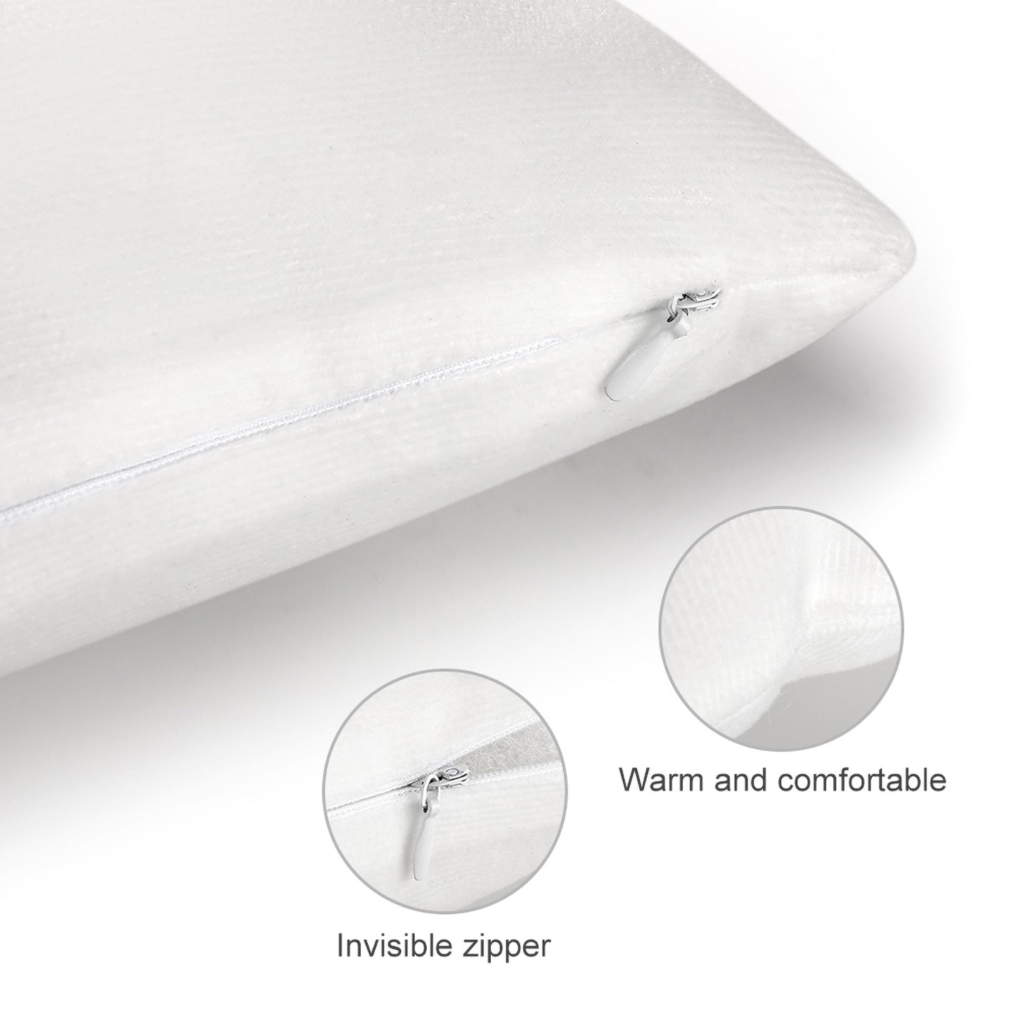 オリジナル 腰枕カバー 作成 | 両面プリント・極上ベルベット | 12x20インチ 長方形クッションケース