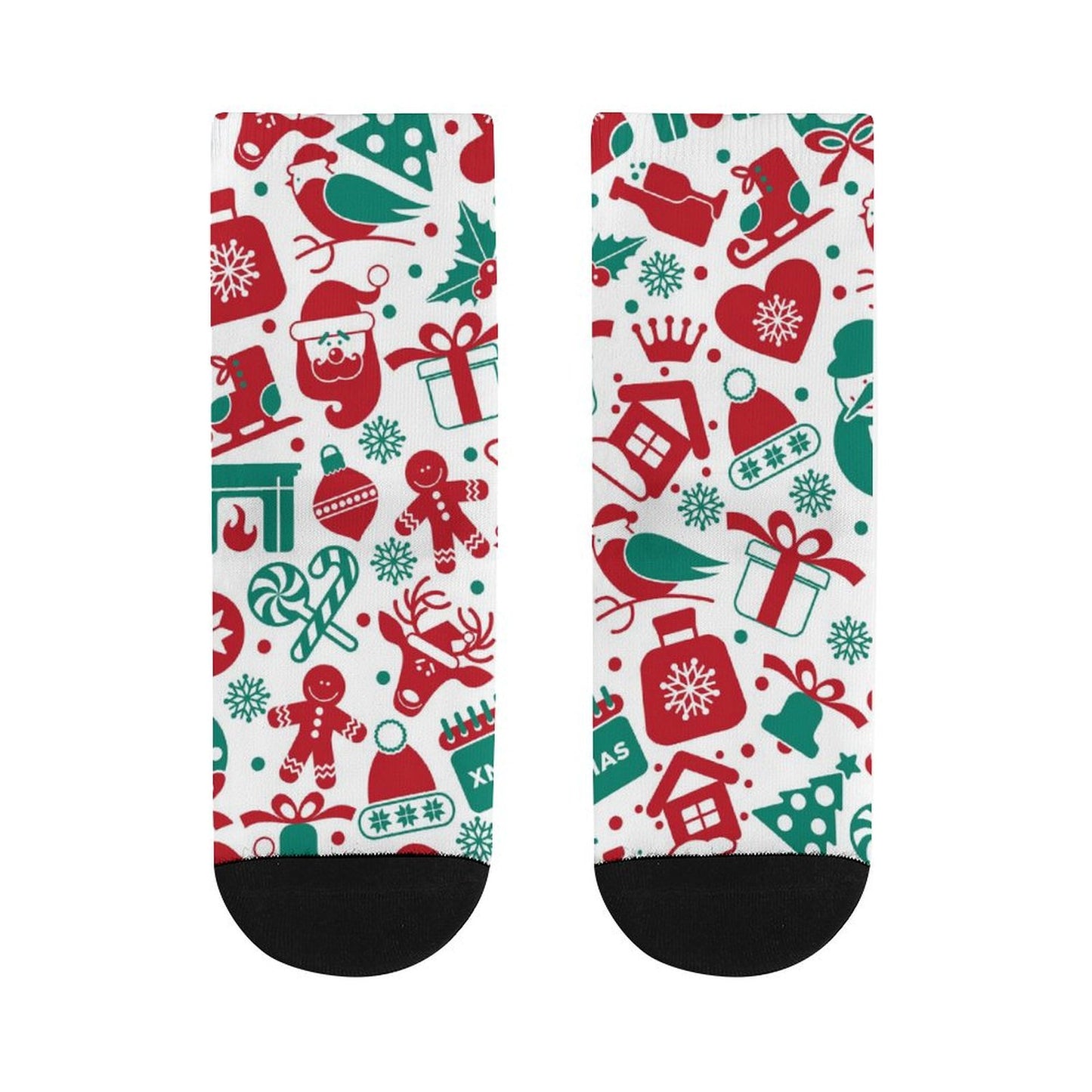 【選べる3サイズ】デザインが際立つフレーム付きカスタムソックス｜おしゃれなオリジナル靴下作成