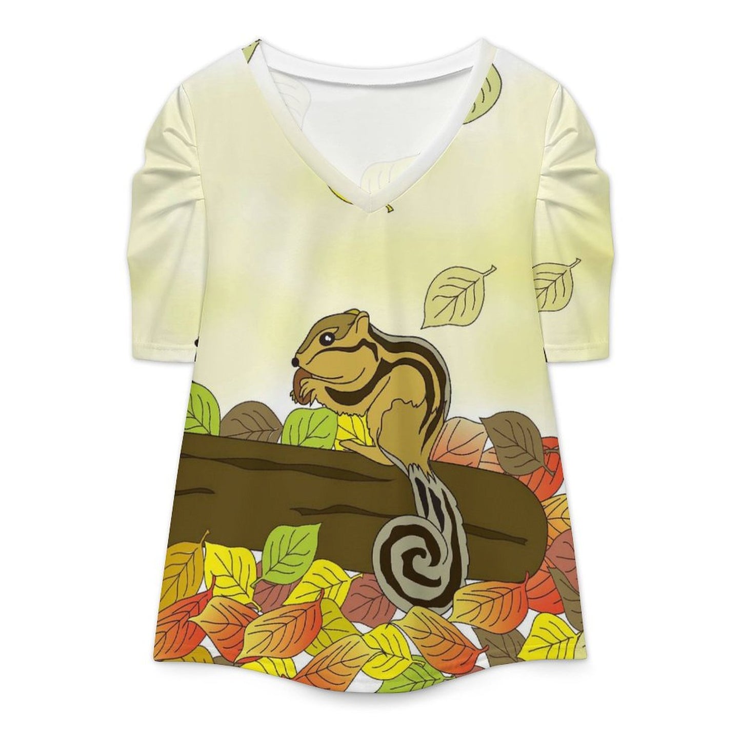【カスタム可】パフスリーブTシャツ｜大人可愛い・レディース