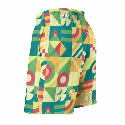 Beach Pants Green, Puzzle, Abstract Pattern