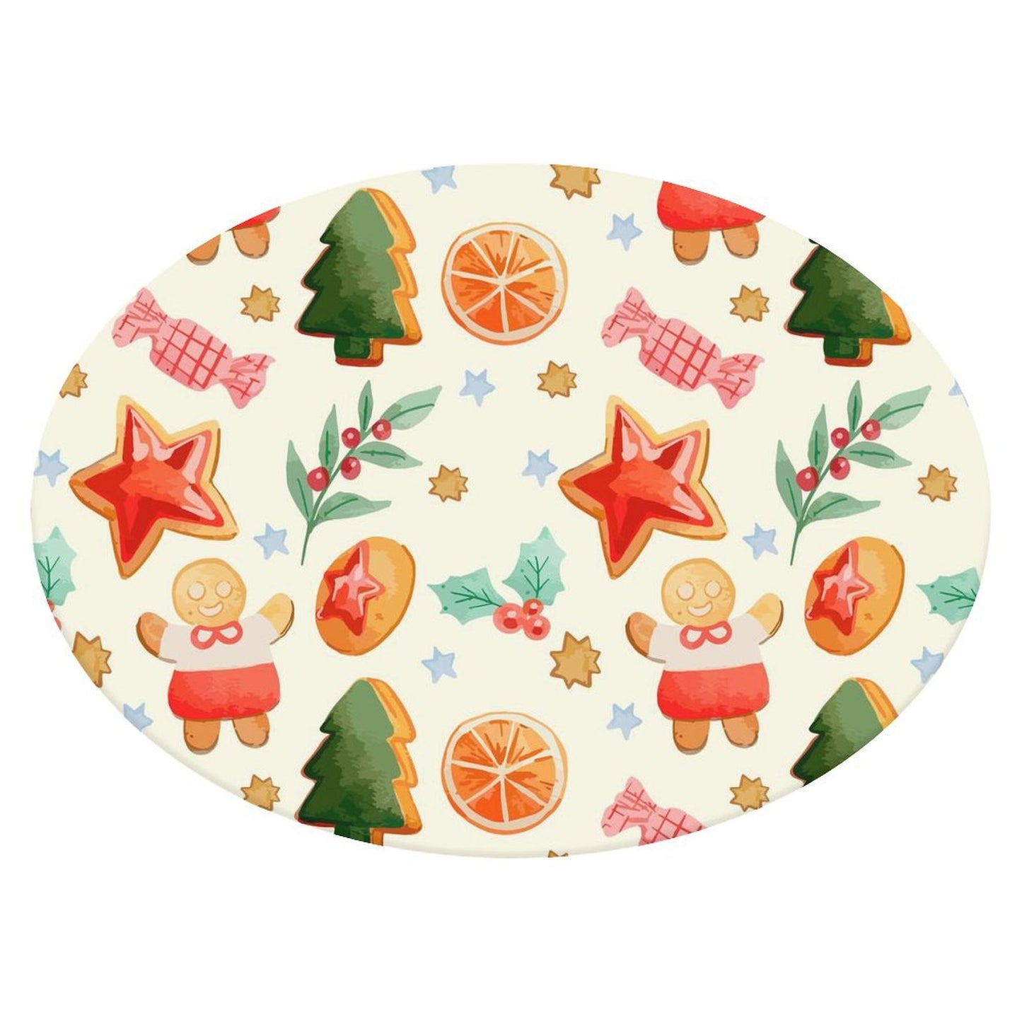 【楕円テーブルに革命を】ズレない・防水！写真で作るフィットテーブルカバー