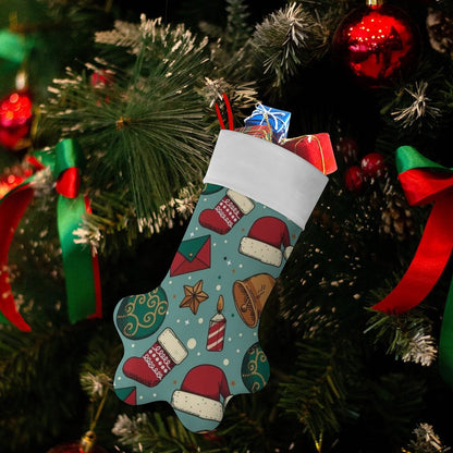 【愛犬の写真で】オリジナル犬用クリスマスストッキング｜ペットのプレゼント入れに