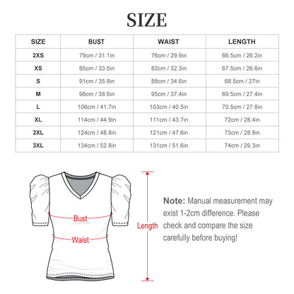 【カスタム可】パフスリーブTシャツ｜大人可愛い・レディース