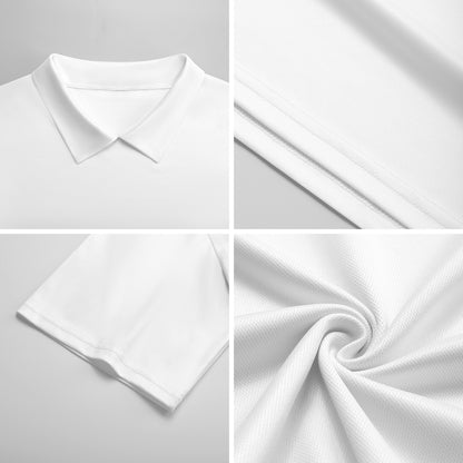 【オリジナル作成】襟付き Tシャツ 五分袖｜鹿の子生地・大きいサイズ対応