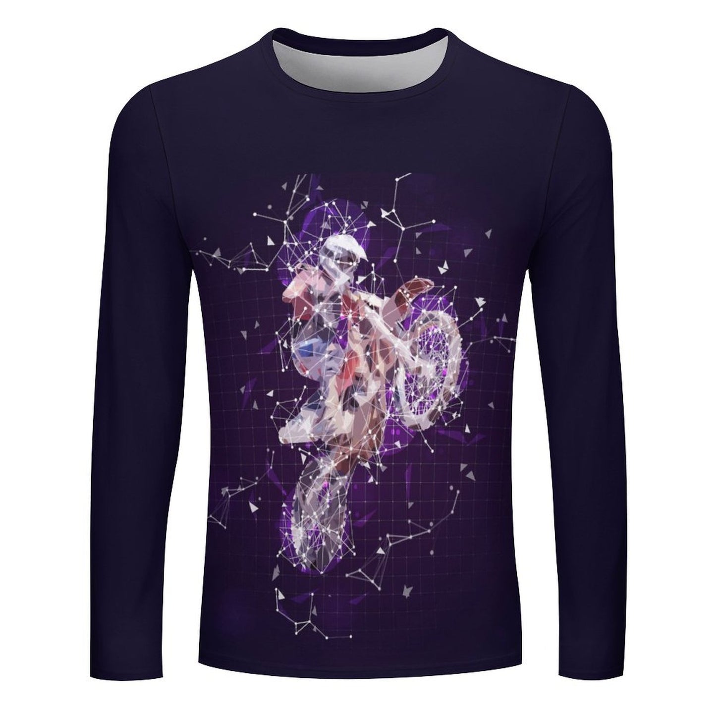 全面プリント 長袖Tシャツ メンズ | フルカラー昇華転写 | 速乾ポリエステル