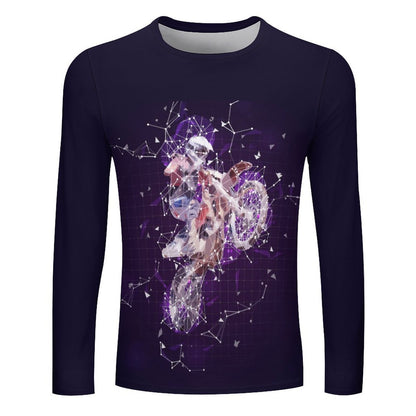 全面プリント 長袖Tシャツ メンズ | フルカラー昇華転写 | 速乾ポリエステル