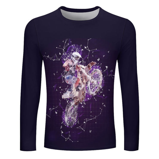 全面プリント 長袖Tシャツ メンズ | フルカラー昇華転写 | 速乾ポリエステル