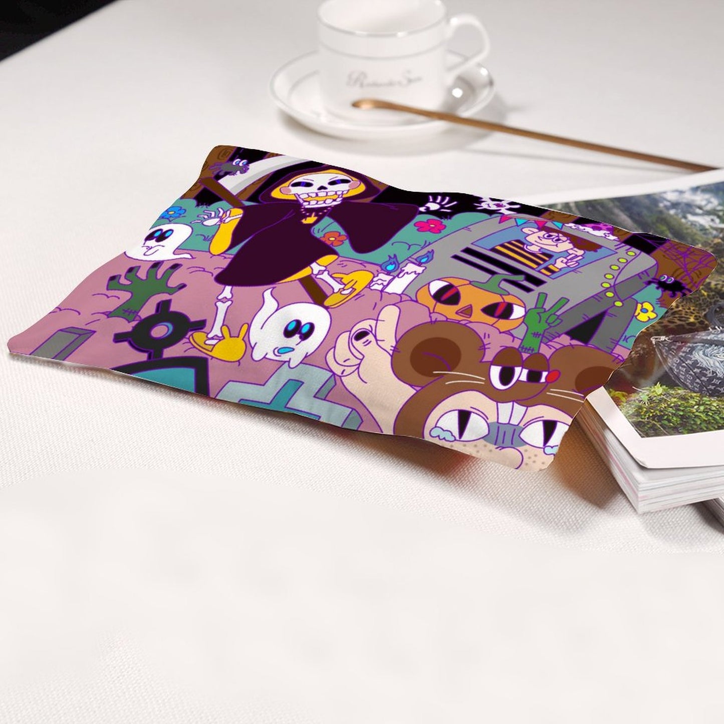 オリジナル 腰枕カバー 作成 | 両面プリント・極上ベルベット | 12x20インチ 長方形クッションケース