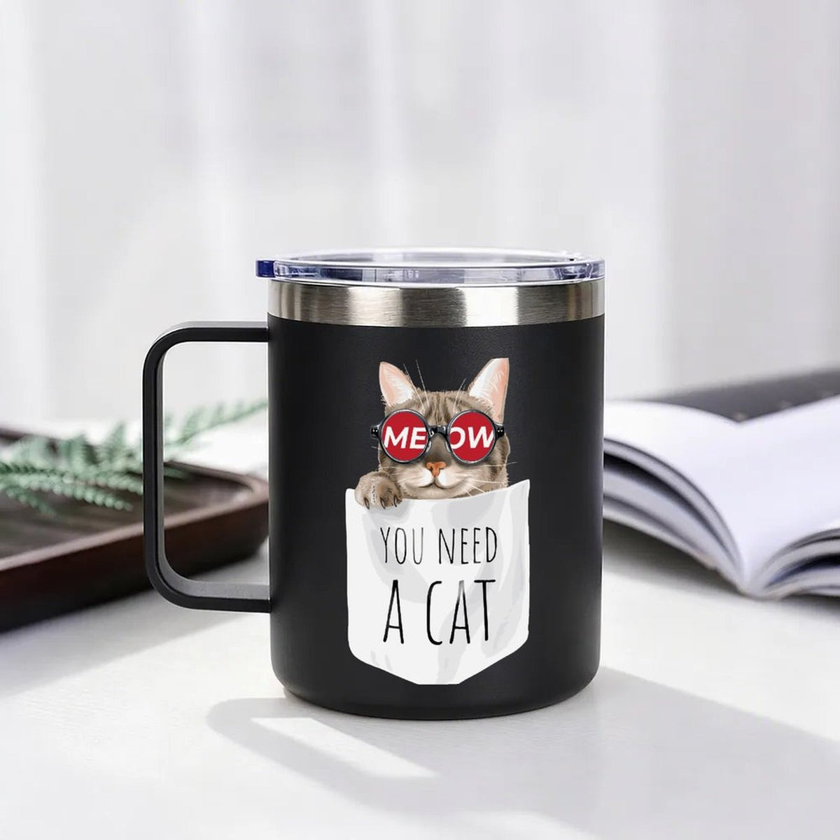 カスタムプリント ステンレスマグ 12oz 二重構造 保温マグカップ 両面印刷