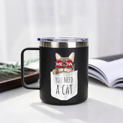 カスタムプリント ステンレスマグ 12oz 二重構造 保温マグカップ 両面印刷