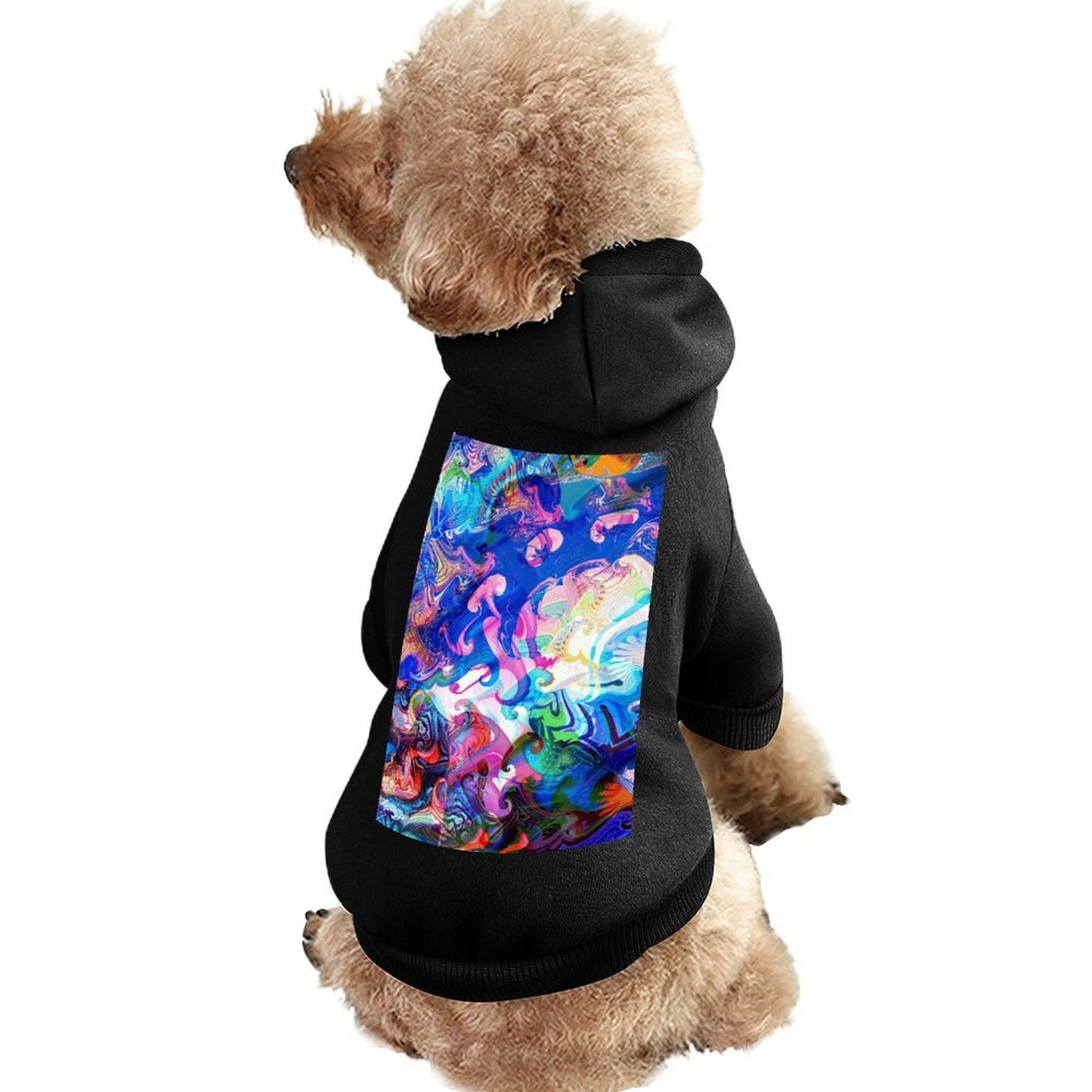 オリジナルプリント ペット用 フーディー パーカー 犬猫用 (抜け毛・汚れ防止)