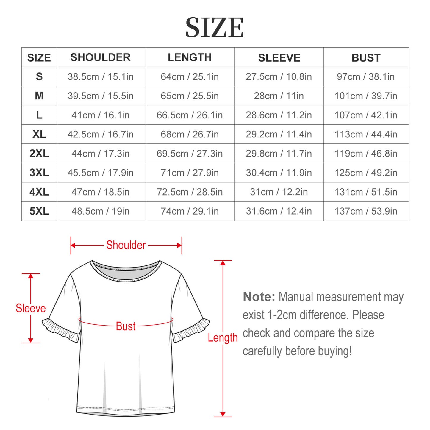 フリル袖Tシャツ（熱転写カスタムプリント対応）