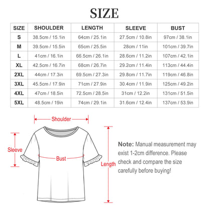 フリル袖Tシャツ（熱転写カスタムプリント対応）