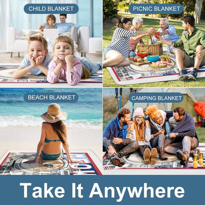 【どこでも我が家に】カスタムできる厚手ピクニックマット｜おしゃれで洗えるレジャーシート