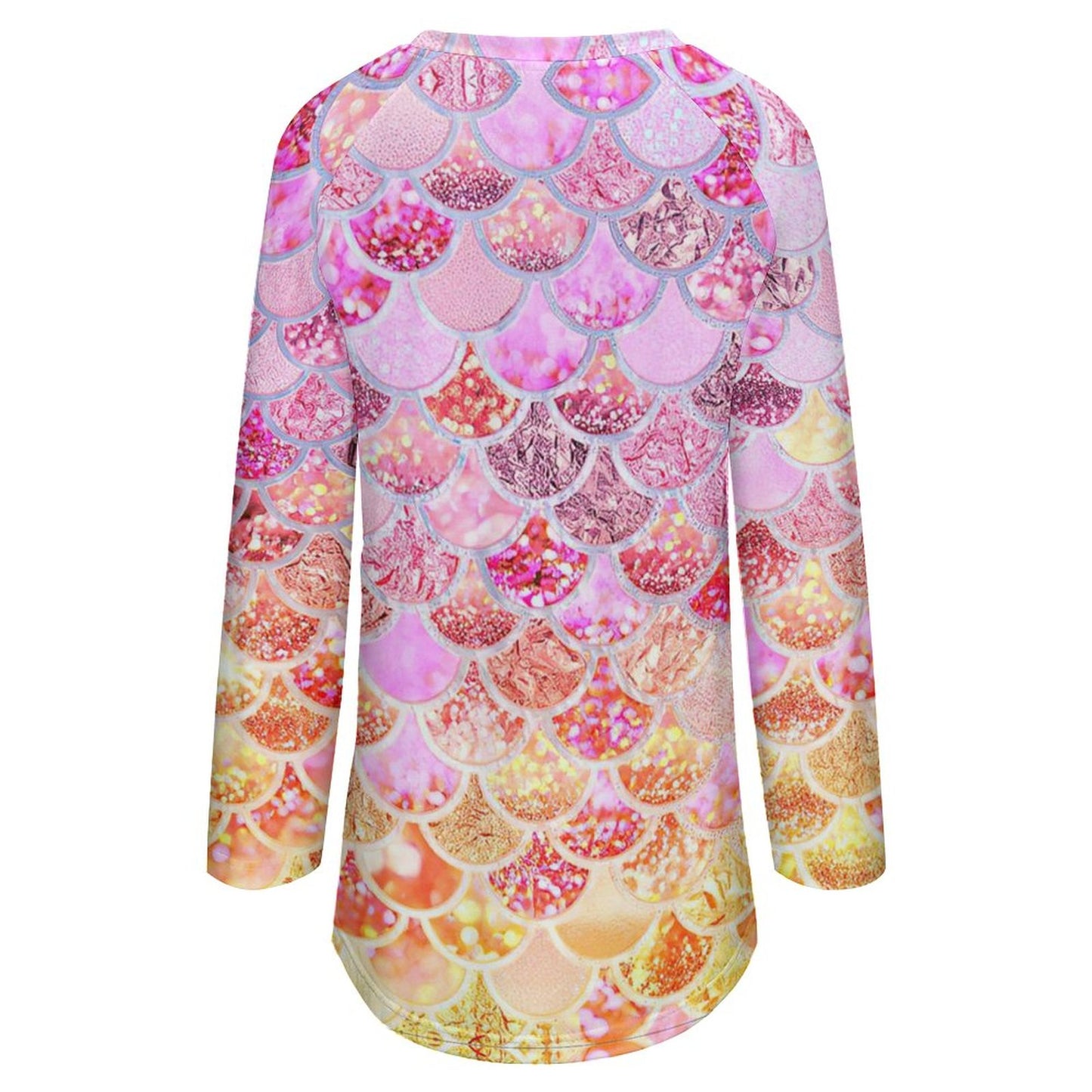 オリジナル 配色 ロングTシャツ | お尻が隠れるチュニック丈 | レギンスコーデ