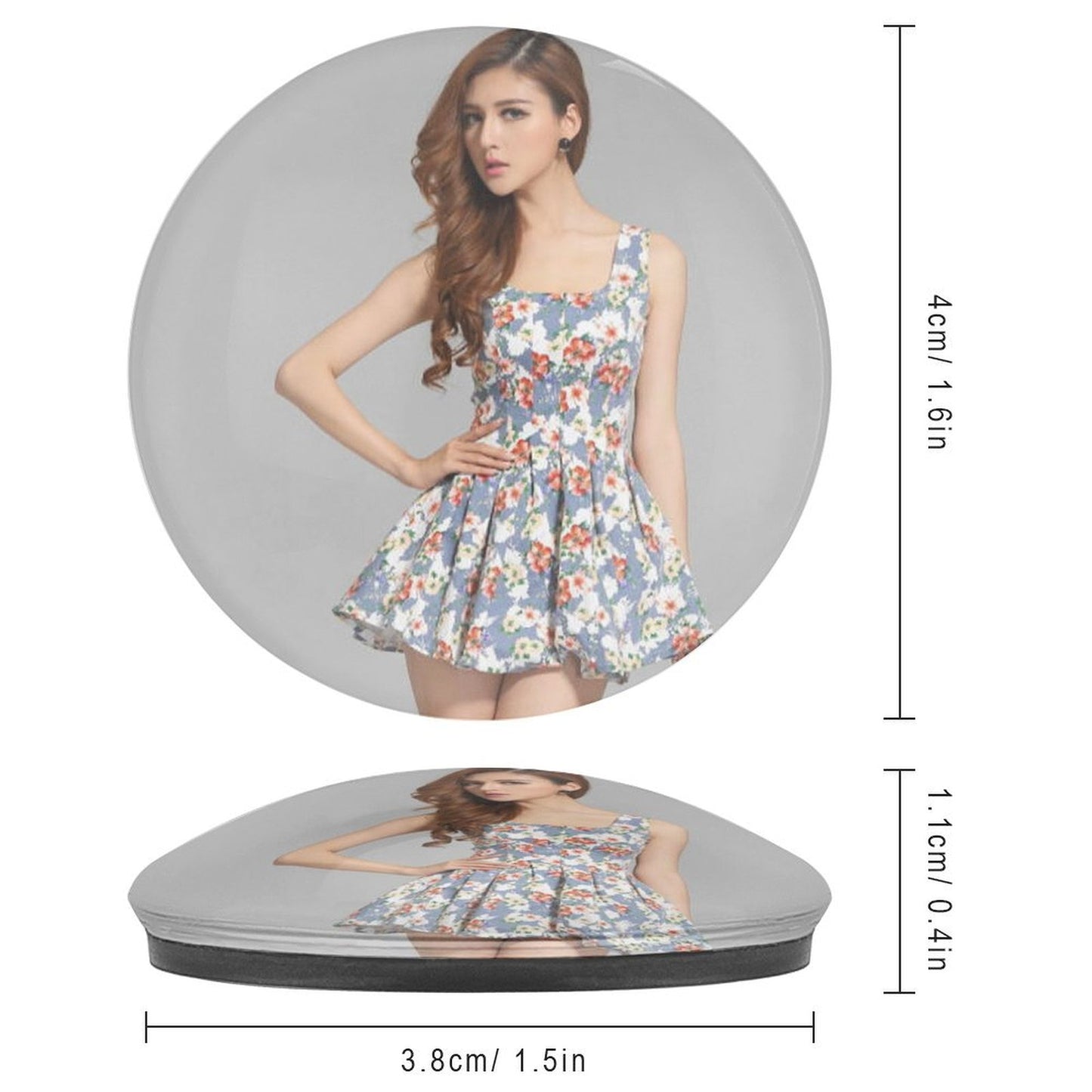 【思い出が、輝きだす】写真で作る、クリスタルガラスの冷蔵庫マグネット