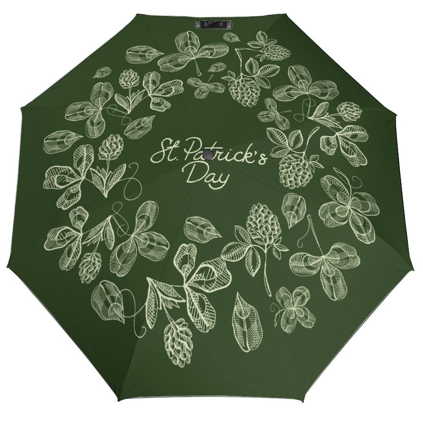 【晴雨兼用】自動開閉 折りたたみ傘 (内側黒膠) | UVカット遮光 & 超撥水 | オリジナルプリント