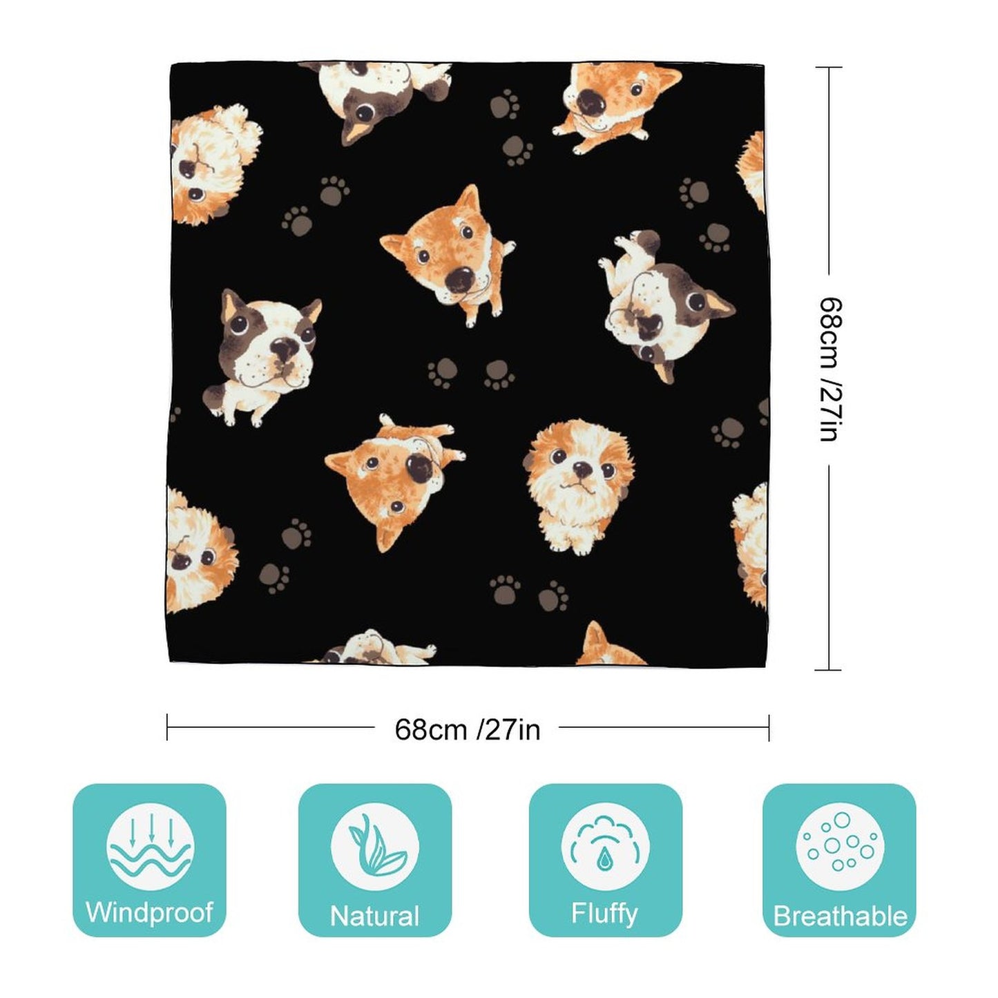 【アレンジ自由自在】一枚で印象が変わる、カスタムデザイン・スカーフ｜バッグチャームにも