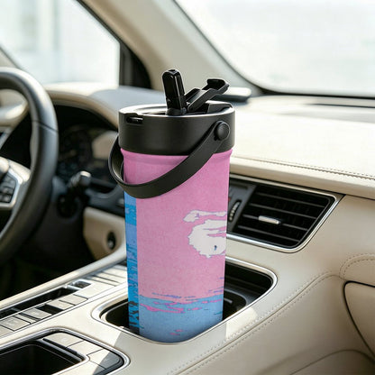 茶こし付きタンブラー 590ml 名入れ対応 二重構造ステンレス製