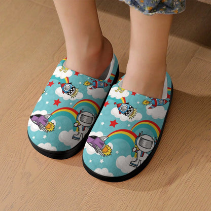 「走らないで！」と、もう怒らない。子供が喜ぶ、滑らないオリジナル室内履き