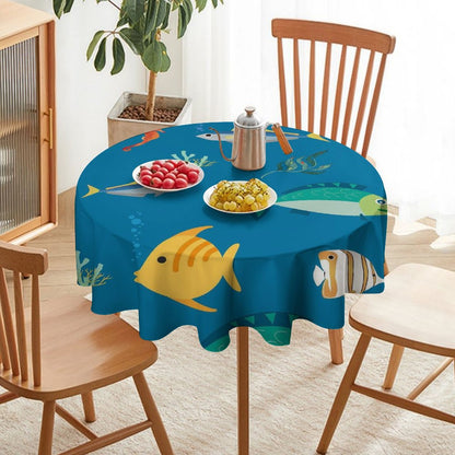 【食卓が、アートになる】写真で作るオリジナル円形テーブルクロス｜パーティーに