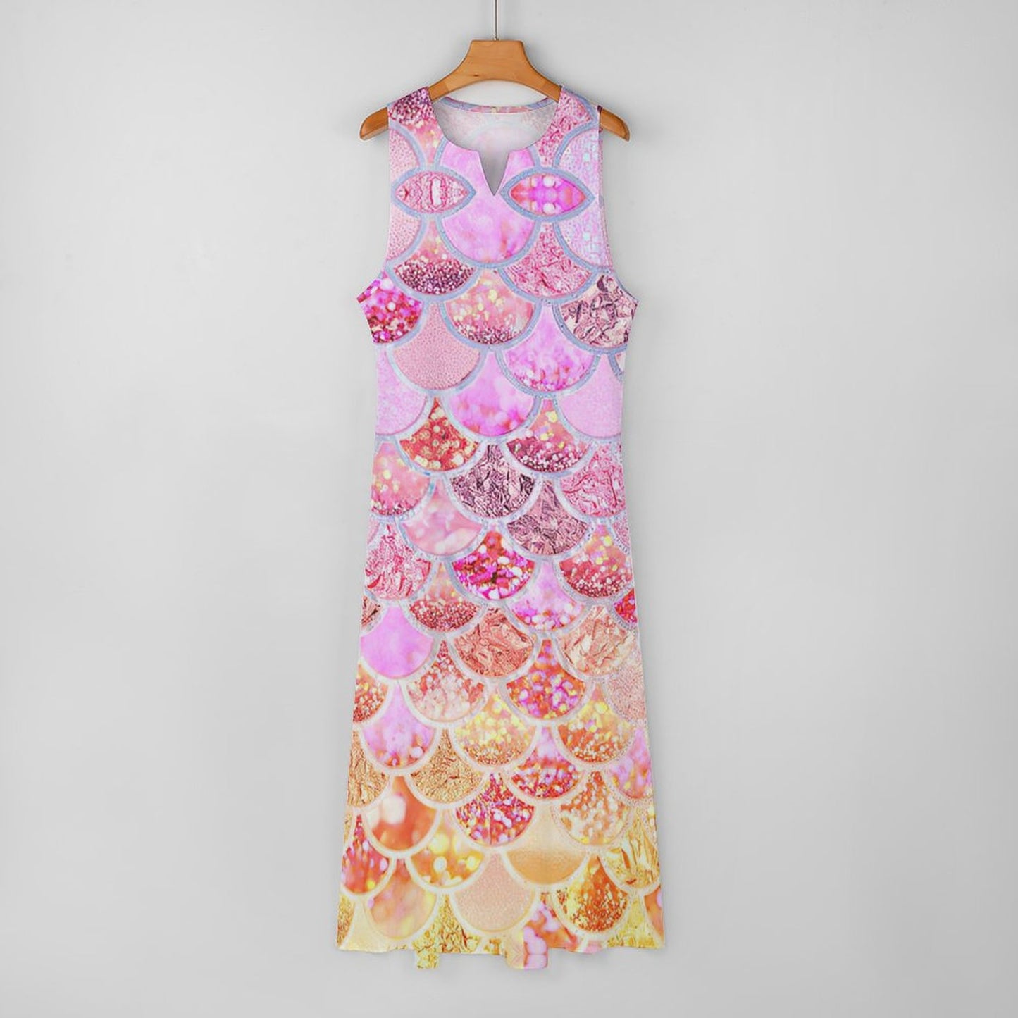 オリジナル マキシ丈ワンピース | スリムフィット＆ノースリーブ | 1枚から作成