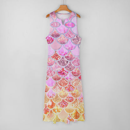 オリジナル マキシ丈ワンピース | スリムフィット＆ノースリーブ | 1枚から作成