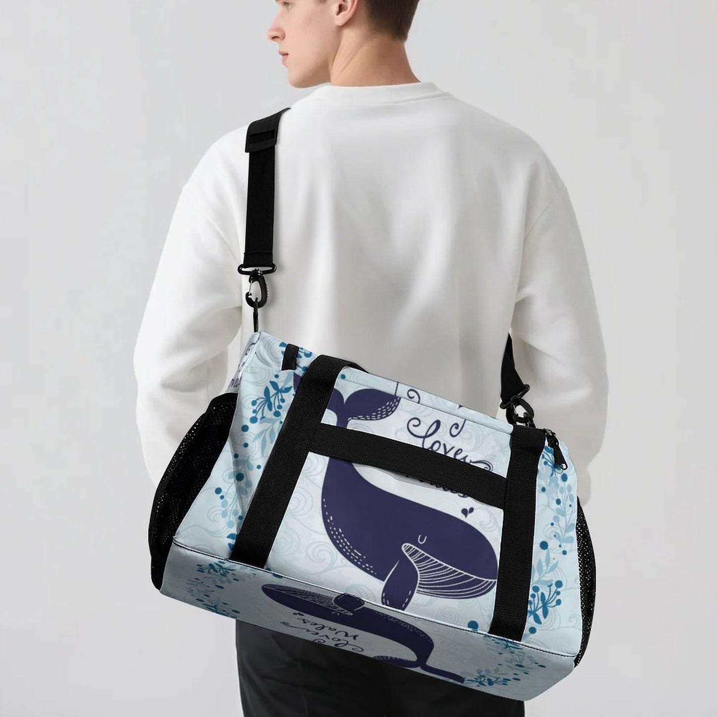 【写真でカスタム】ボストンバッグ オリジナル | 旅行・ジムに最適なダッフルバッグ