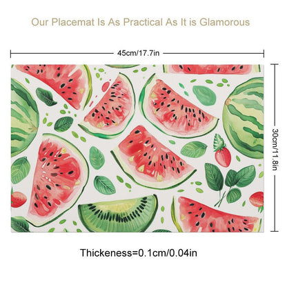 【選べる枚数】モダンな食卓に。写真で創る、洗えるPVCランチョンマット