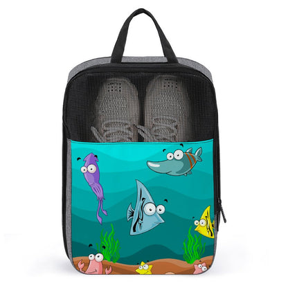 【写真でカスタム】シューズケース オリジナル | 旅行・ゴルフ用シューズバッグ