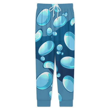 Men's Sleepwear Set Blue Water Droplets